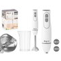 Argon Batidora Blanca y Gris de 1000W con Vaso de 500 ml
