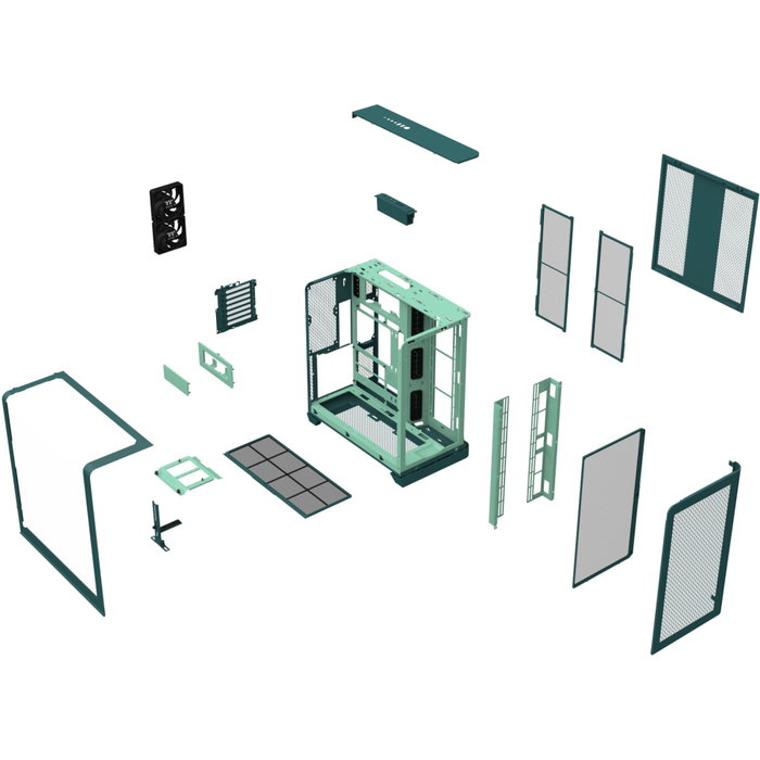 Thermaltake View 390 Air Transformative Teal Midi Tower