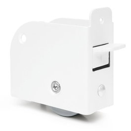 Q&Q Rueda Rexton R9010 Blanco con Freno Izquierda Doble Pared 30mm