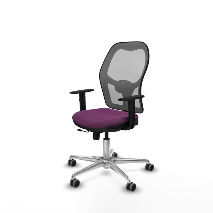 PIQUERAS Y CRESPO Silla de oficina Jorquera con mecanismo Sincro/Traslack, Morado y Gris PIQUERAS Y CRESPO Silla de oficina Jorquera con mecanismo Sincro/Traslack, Morado y Gris