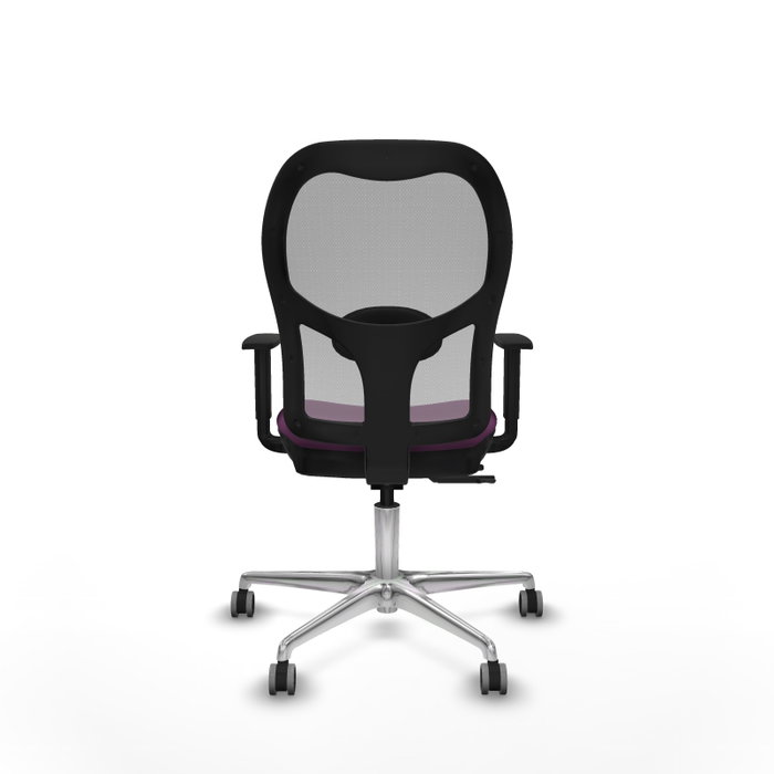 PIQUERAS Y CRESPO Silla de oficina Jorquera con mecanismo Sincro/Traslack, Morado y Gris PIQUERAS Y CRESPO Silla de oficina Jorquera con mecanismo Sincro/Traslack, Morado y Gris