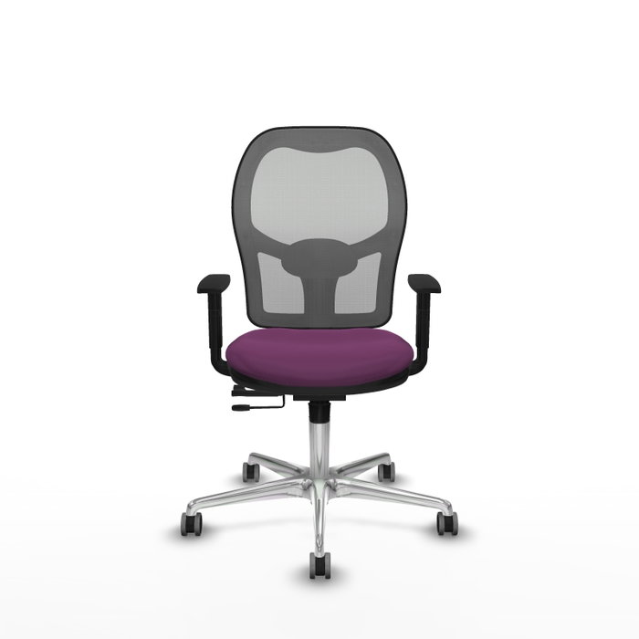 PIQUERAS Y CRESPO Silla de oficina Jorquera con mecanismo Sincro/Traslack, Morado y Gris PIQUERAS Y CRESPO Silla de oficina Jorquera con mecanismo Sincro/Traslack, Morado y Gris