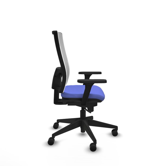 PIQUERAS Y CRESPO Silla de oficina Horna con mecanismo Sincro, Azul claro y Blanco PIQUERAS Y CRESPO Silla de oficina Horna con mecanismo Sincro, Azul claro y Blanco
