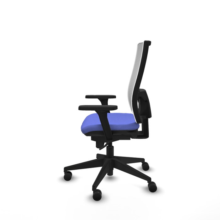 PIQUERAS Y CRESPO Silla de oficina Horna con mecanismo Sincro, Azul claro y Blanco PIQUERAS Y CRESPO Silla de oficina Horna con mecanismo Sincro, Azul claro y Blanco