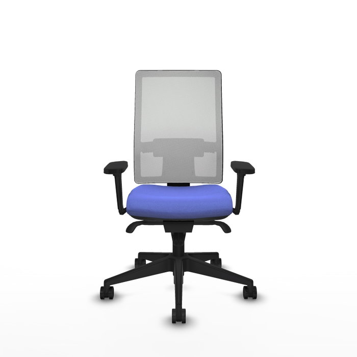 PIQUERAS Y CRESPO Silla de oficina Horna con mecanismo Sincro, Azul claro y Blanco PIQUERAS Y CRESPO Silla de oficina Horna con mecanismo Sincro, Azul claro y Blanco