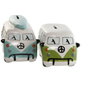 DKD Home Decor Hucha Kids Azul Verde 10 x 11 x 16 cm (4 Unidades)
