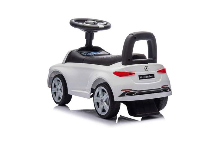 Ociotrends Coche Mercedes White con Sonidos y Luces para Niños a Partir de 1 Año