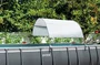 Intex Toldo Vela para Piscinas Elevadas Redondas o Rectangulares hasta 2.74M, Protección UPF 50+