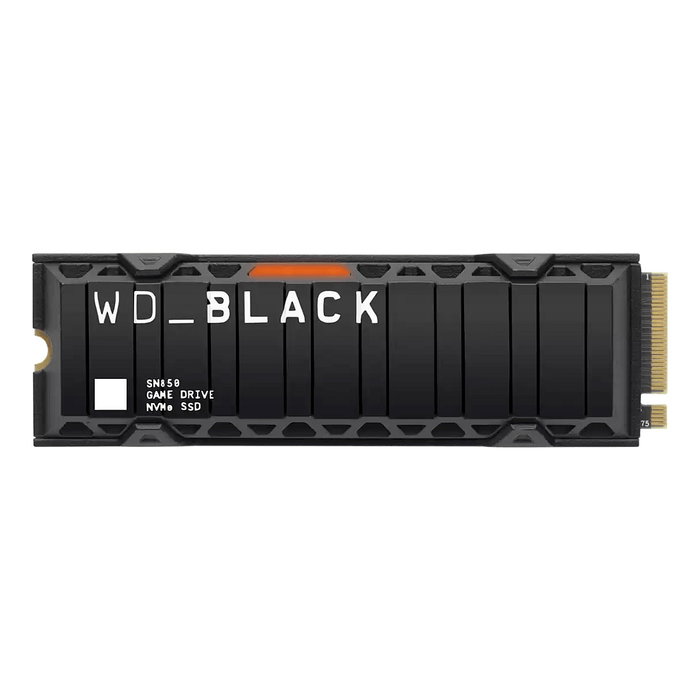Western Digital WD Black SN850 1TB SSD NVMe M.2 PCIe Gen4 7000 MB/s con Disipador Western Digital WD Black SN850 1TB SSD NVMe M.2 PCIe Gen4 7000 MB/s con Disipador
