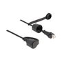 DeLOCK Cable de red Cat.6 STP RJ45 macho a RJ45 macho IP68 1 m negro