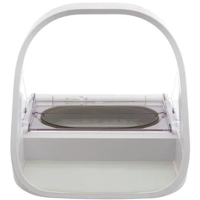 Sureflap Dispensador de Comida con Chips Electrónicos Blanco para Gatos y Perros - Para Comida Seca o Húmeda Sureflap Dispensador de Comida con Chips Electrónicos Blanco para Gatos y Perros - Para Comida Seca o Húmeda