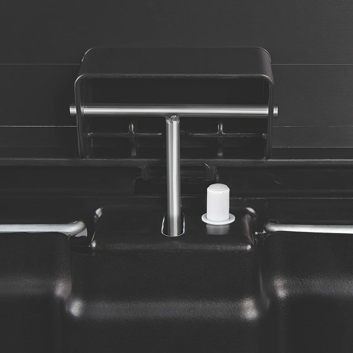 Cubo para la Basura Rubbermaid TAPA BASCULANTE Blanco Negro Plástico 25 L