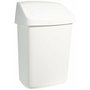 Cubo para la Basura Rubbermaid TAPA BASCULANTE Blanco Negro Plástico 25 L