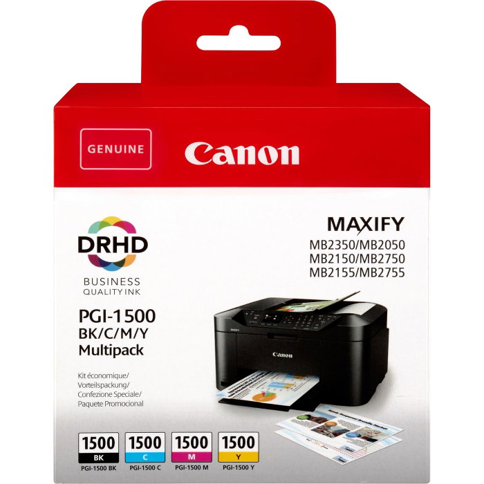 Canon PGI-1500 Multipack de Tinta (BK/C/M/Y) 9218B006 Original