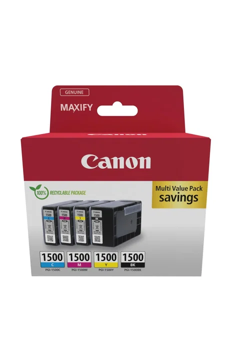 Canon PGI-1500 Multipack de Tinta (BK/C/M/Y) 9218B006 Original