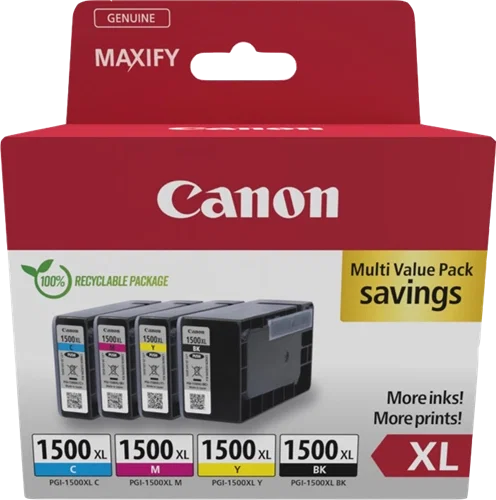 Canon PGI-1500 Multipack de Tinta (BK/C/M/Y) 9218B006 Original