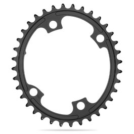 Absolute Black Plato Ovalado 36D 110 BCD 4 Brazos Asimétrico Shimano 9100/8000 Aluminio Negro
