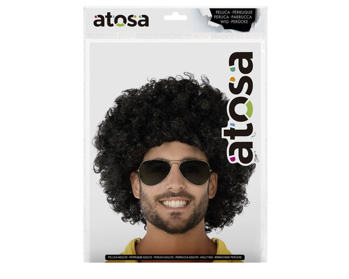 Atosa Peluca Afro Voluminosa Morena 160 gr Atosa Peluca Afro Voluminosa Morena 160 gr