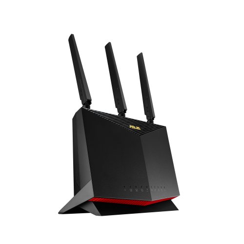 Asus 4G-AC86U Router Inalámbrico Gigabit Ethernet Doble Banda (2,4 GHz / 5 GHz) 4G LTE AC2600 Negro