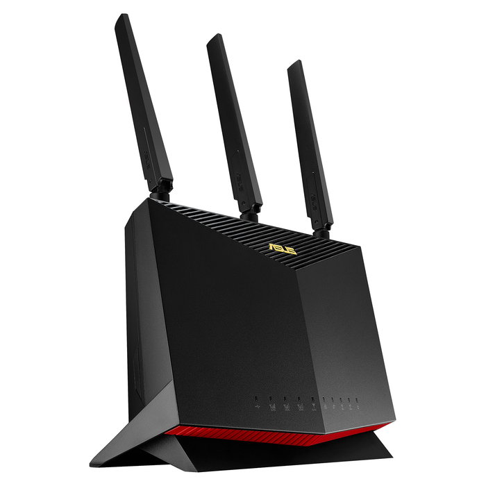 ASUS 4G-AC86U Router 4G/LTE Dual-Band Wi-Fi 5 AC2600, 2533 Mbps, 6 Antenas, Ethernet Gigabit, USB, MU-MIMO, Soporte SIM, Negro
