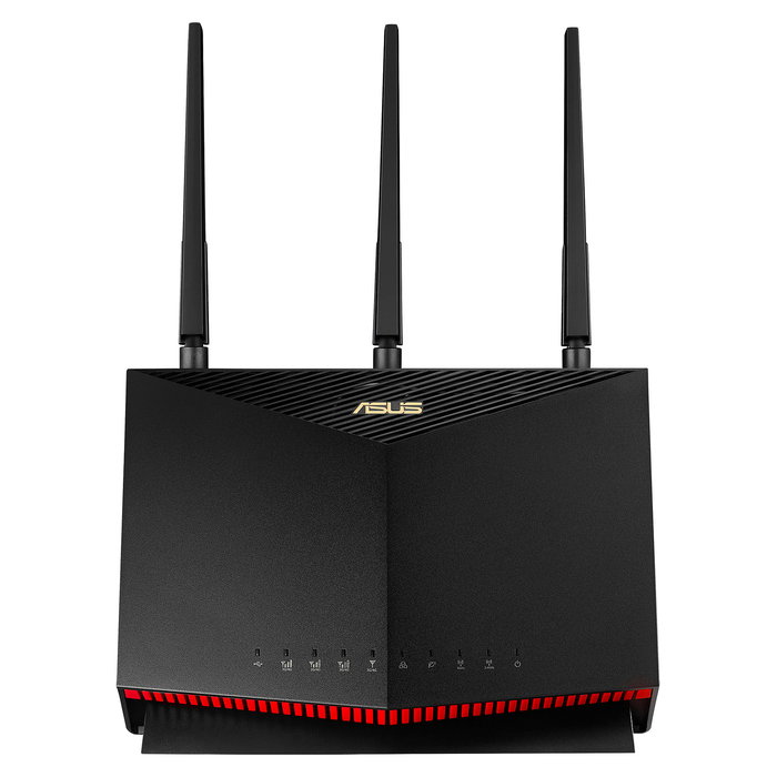ASUS 4G-AC86U Router 4G/LTE Dual-Band Wi-Fi 5 AC2600, 2533 Mbps, 6 Antenas, Ethernet Gigabit, USB, MU-MIMO, Soporte SIM, Negro