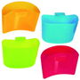 Cook Concept Juego De 4 Reposa Bolsa Té Plástico Colores Varios Verde Fucsia Azul Naranja 5,5X4,5 Cm