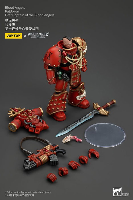 Warhammer The Horus Heresy Figura 1/18 Blood Angels Raldoron First Captain of the Blood Angels 13 cm Warhammer The Horus Heresy Figura 1/18 Blood Angels Raldoron First Captain of the Blood Angels 13 cm