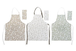 DKD Home Decor Set de 2 Delantales de Algodón Surtidos Atlantic Forest 2022