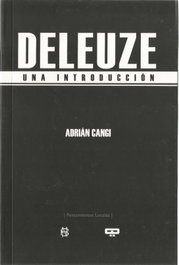 DELEUZE. Una introducción, Adrián Cangi - ARAUCARIA