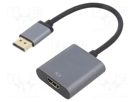LogiLink Adaptador DisplayPort 1.2 a HDMI 4K/60 Hz, 0.15m