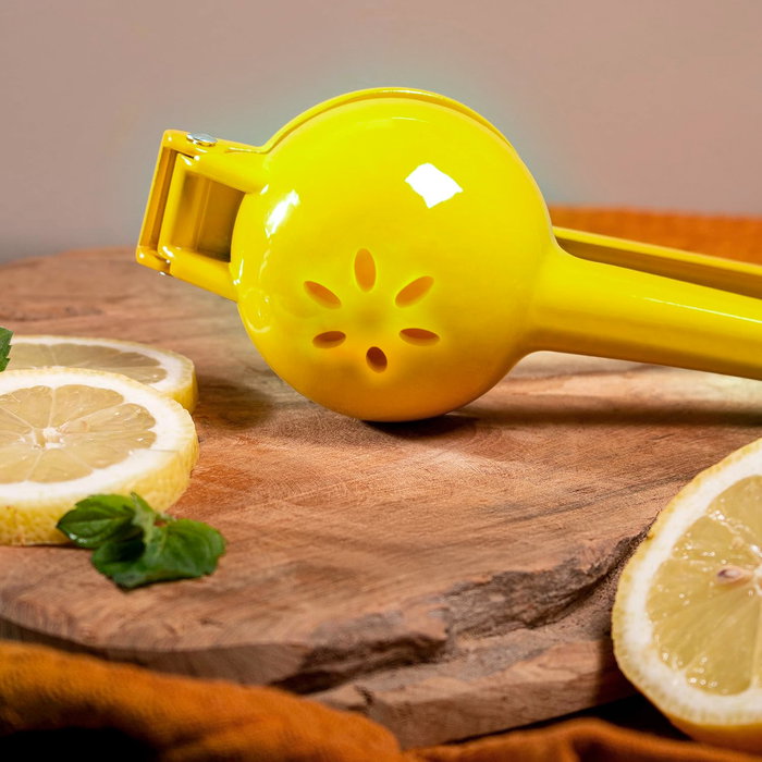 Inde Exprimidor de Limones de Plástico con 2 Surtidores, 21.5 x 7.5 x 4.5 cm, para Exprimir Cítricos de Forma Rápida y Fácil (24 Unidades)