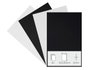 Innspiro Set de 4 láminas de goma EVA blanco y negro 20x30cm x 2mm
