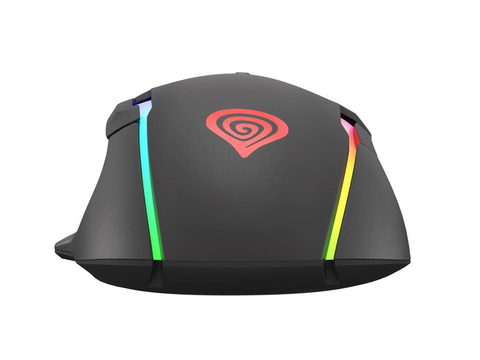 Genesis Xenon 220 G2 Ratón Gaming Silencioso 12800 DPI Negro