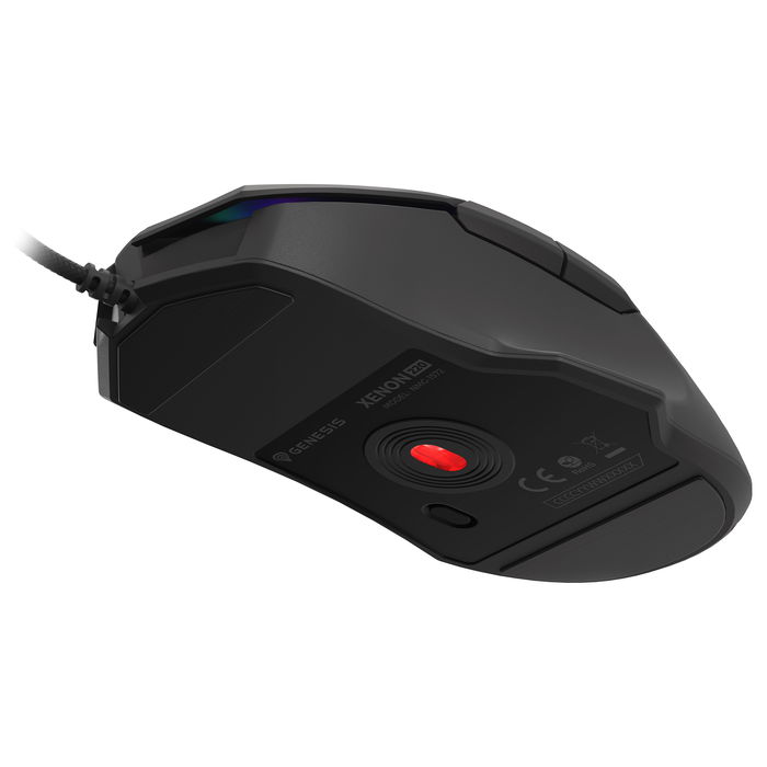 Genesis Xenon 220 G2 Ratón Gaming RGB Cable Negro