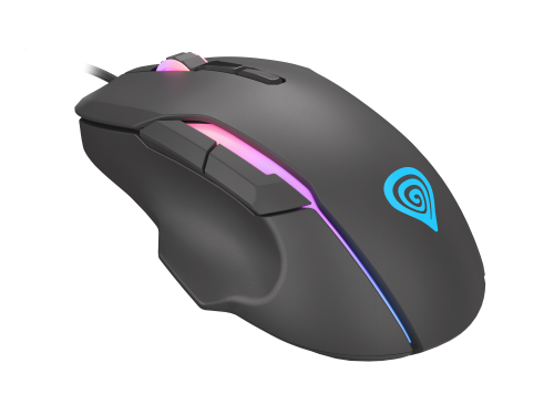 Genesis Xenon 220 G2 Ratón Gaming Silencioso 12800 DPI Negro