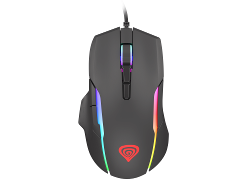 Genesis Xenon 220 G2 Ratón Gaming Silencioso 12800 DPI Negro