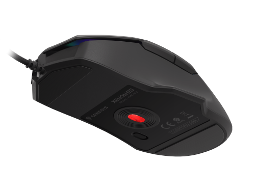Genesis Xenon 220 G2 Ratón Gaming Silencioso 12800 DPI Negro