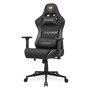 Cougar Silla Gaming Armor One V2 Gold F, Respaldo Ajustable 90-155°, Reposabrazos 4D, Acolchado Tela/PVC Negro y Oro, Peso Máx. 120 kg