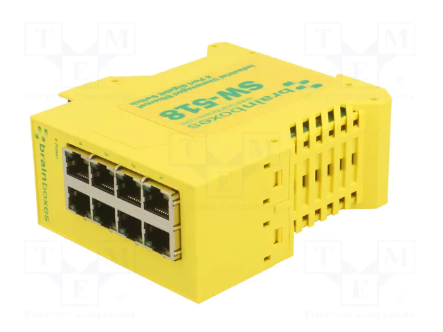 BRAINBOXES SW-518 Switch Ethernet no administrado de 8 puertos