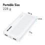 LogiLink Mobile Power Bank 10.000 mAh, USB-C, blanco
