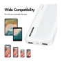 LogiLink Mobile Power Bank 10.000 mAh, USB-C, blanco