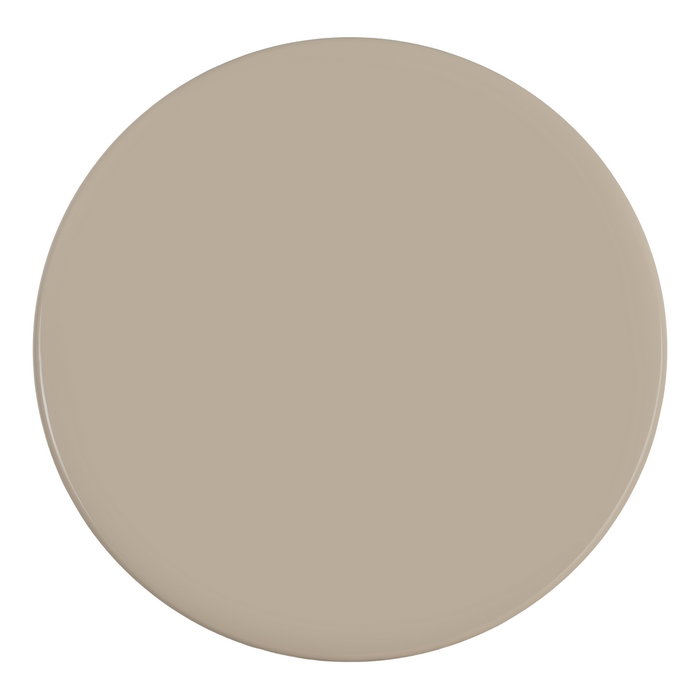 Mesa Comedor Alto Brillo Taupe Dm 120 X 120 X 75 cm Mesa Comedor Alto Brillo Taupe Dm 120 X 120 X 75 cm