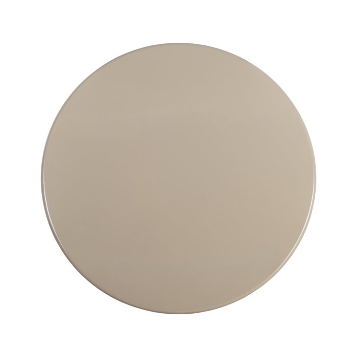 Mesa Comedor Alto Brillo Taupe Dm 120 X 120 X 75 cm Mesa Comedor Alto Brillo Taupe Dm 120 X 120 X 75 cm