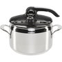 Lagostina Olla a Presión Diva 22 cm, 5 L, Silver