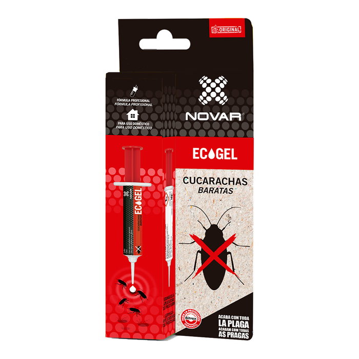 Novar Ecogel Insecticida para Cucarachas en Jeringa 10 g Ref. 4221 Novar Ecogel Insecticida para Cucarachas en Jeringa 10 g Ref. 4221