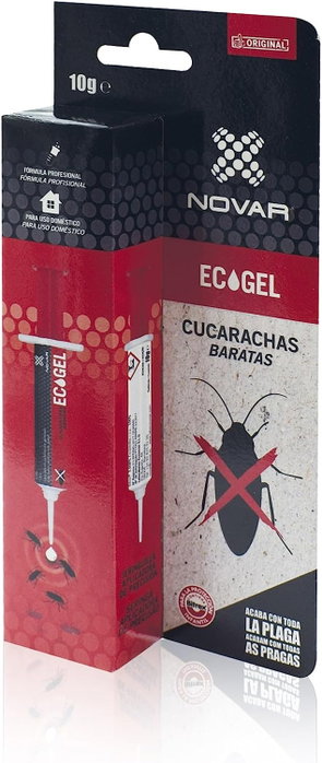 Novar Ecogel Insecticida para Cucarachas en Jeringa 10 g Ref. 4221 Novar Ecogel Insecticida para Cucarachas en Jeringa 10 g Ref. 4221