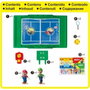 Epoch Super Mario Rally Tennis con Figuras de Mario y Luigi