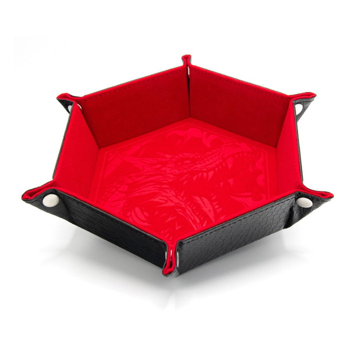 CritStones Bandeja plegable para dados Dragon Skin Edition Red CritStones Bandeja plegable para dados Dragon Skin Edition Red