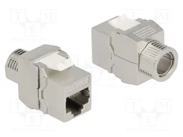 DeLOCK Módulo Keystone RJ45 hembra a LSA Cat.6A blindado sin herramientas