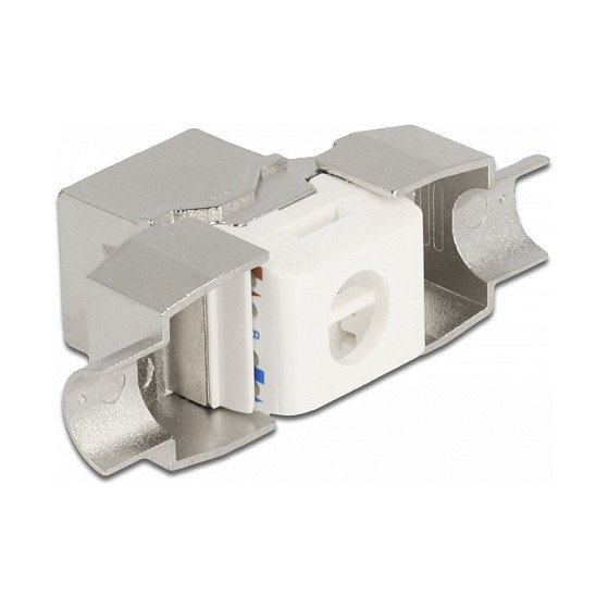 DeLOCK Módulo Keystone RJ45 hembra a LSA Cat.6A blindado, 2 piezas DeLOCK Módulo Keystone RJ45 hembra a LSA Cat.6A blindado, 2 piezas